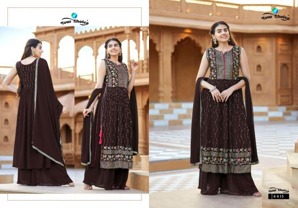 Your Choice Nyraa Plus Wedding Wear Georgette Salwar Kameez Collection